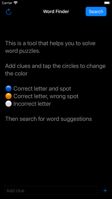 Word Puzzle Finder Screenshot