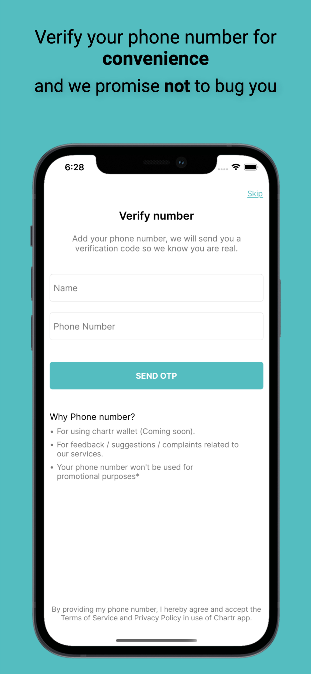 Chartr -Tickets, Bus and Metro