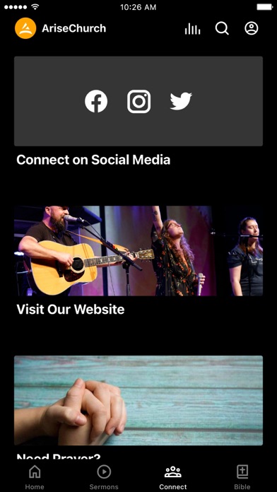 Arise Church NC Screenshot