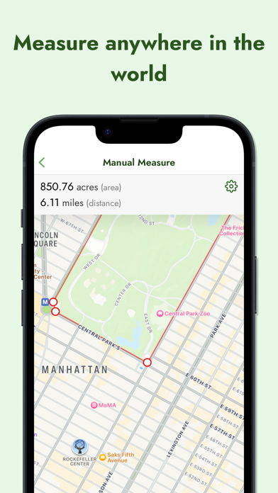 Quick Measure - GPS Screenshot