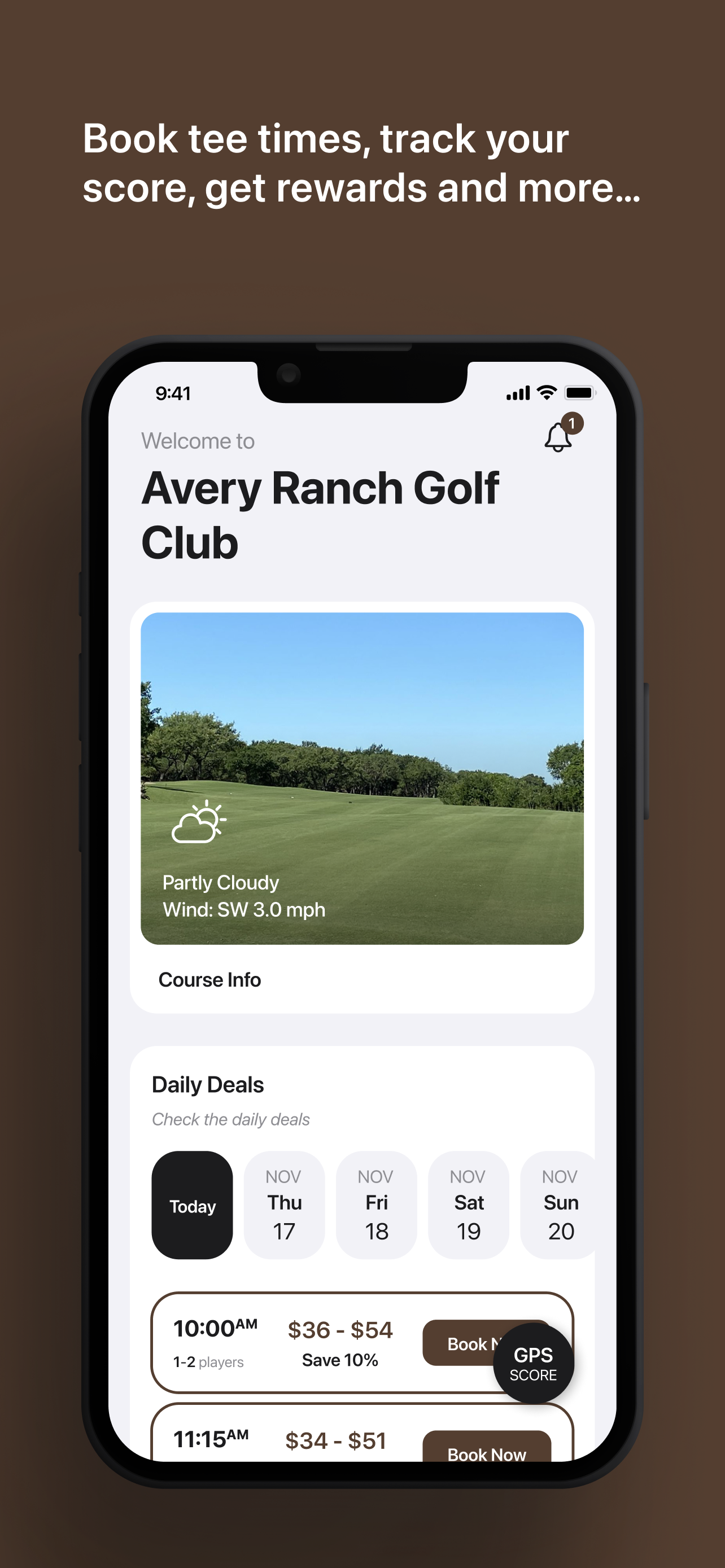 Avery Ranch Tee Times