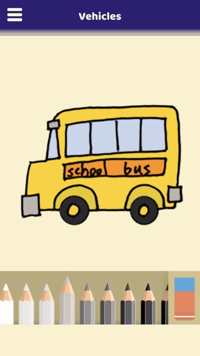 Vehicle Coloring Book Screenshot