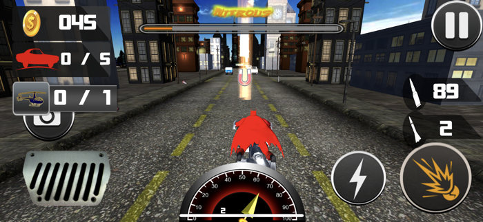 Ultimate Bike Attack in City