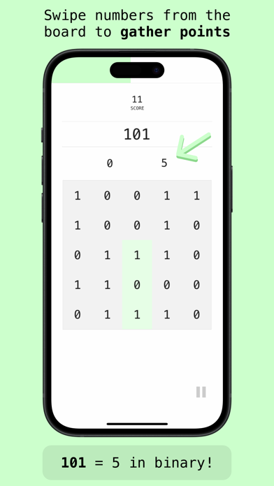 01 - Binary Training Game screenshot 2