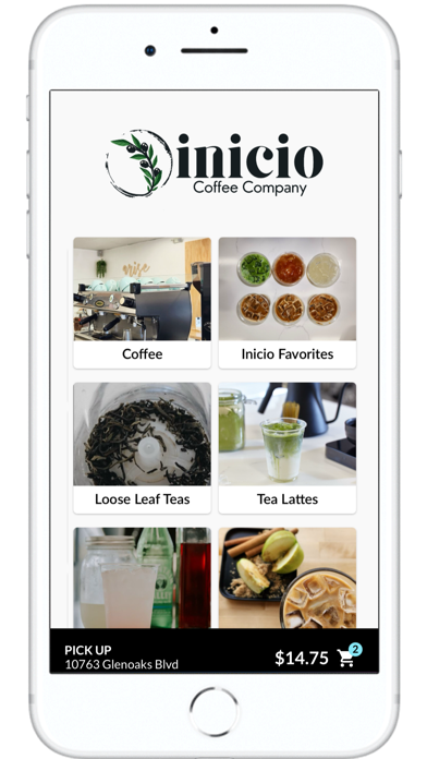 Inicio Coffee Screenshot