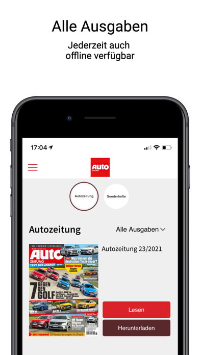 AUTO ZEITUNG ePaper Screenshot