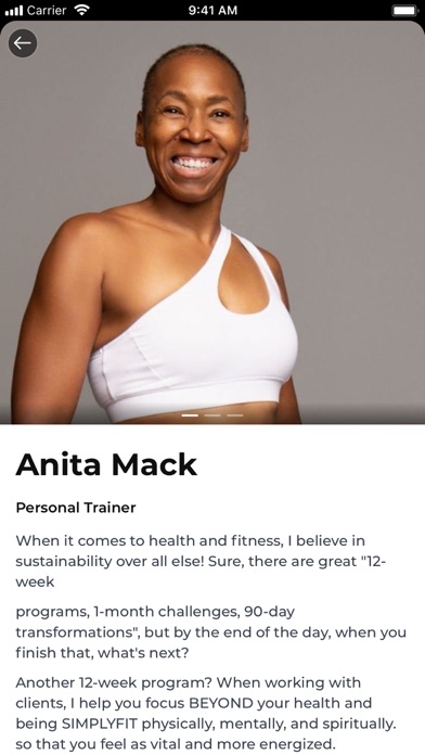 Beyond Simplyfit Screenshot