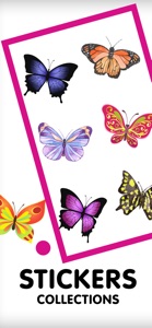 Butterfly Loving Stickers screenshot #2 for iPhone