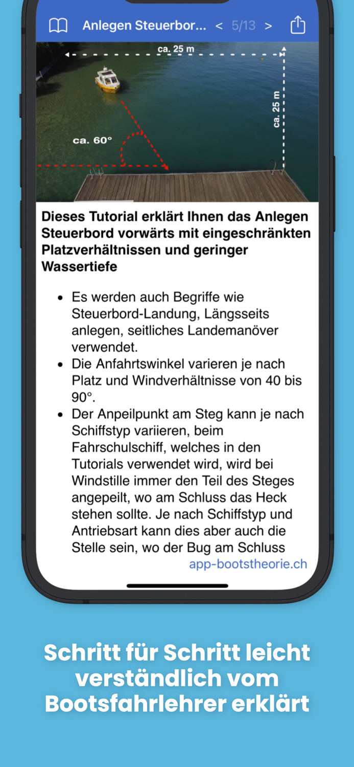 Zehn Hafenmanöver - Motorboot