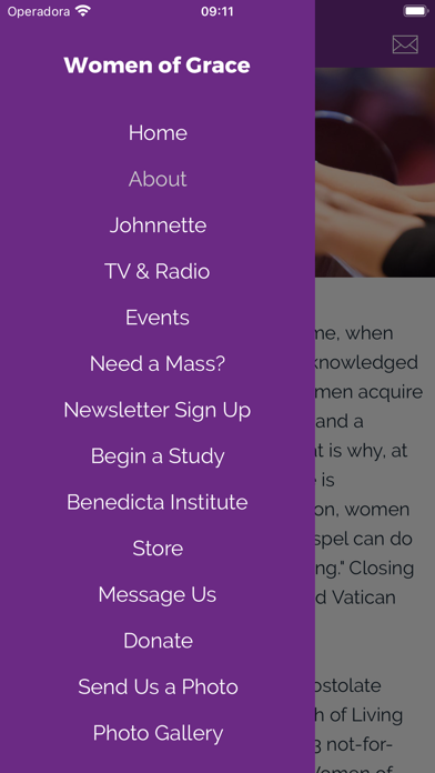 Women of Grace Apostolate Screenshot