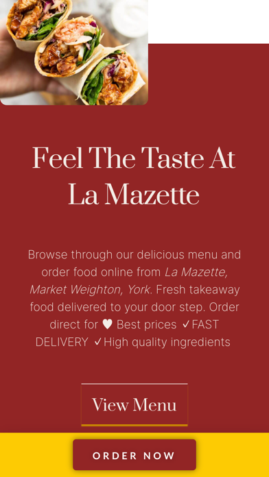 La Mazette Pizza Screenshot