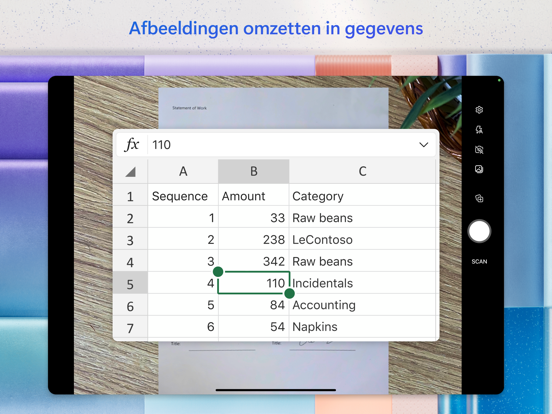 Microsoft 365 (Office) iPad app afbeelding 3
