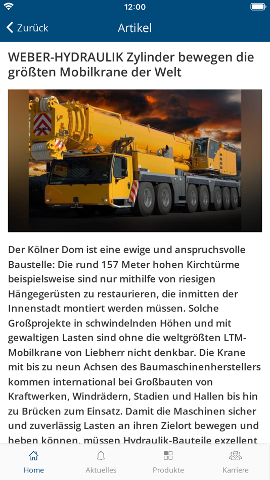 #3. My WH App (iOS) By: WEBER-HYDRAULIK GmbH