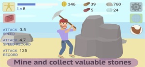 Mining Clicker: Axe and Hammer screenshot #2 for iPhone