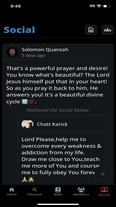 Prayer Social Screenshot