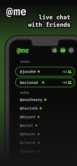 Game screenshot @me - live chat with friends mod apk