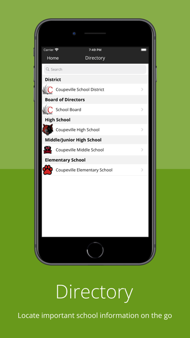 Coupeville School District Screenshot