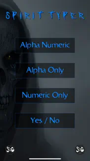 paranormal spirit typer iphone screenshot 1