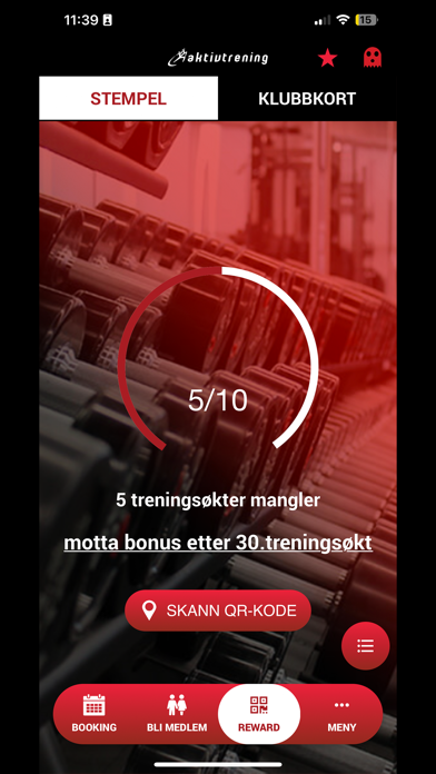 Aktiv trening Screenshot