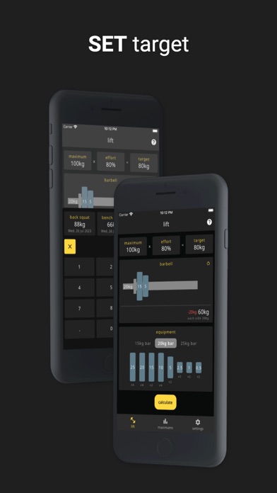 WeightsApp Screenshot
