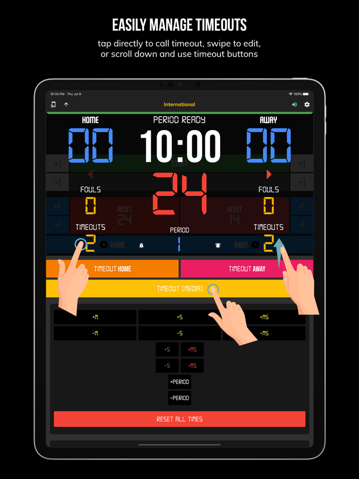 BT Basketball Controller