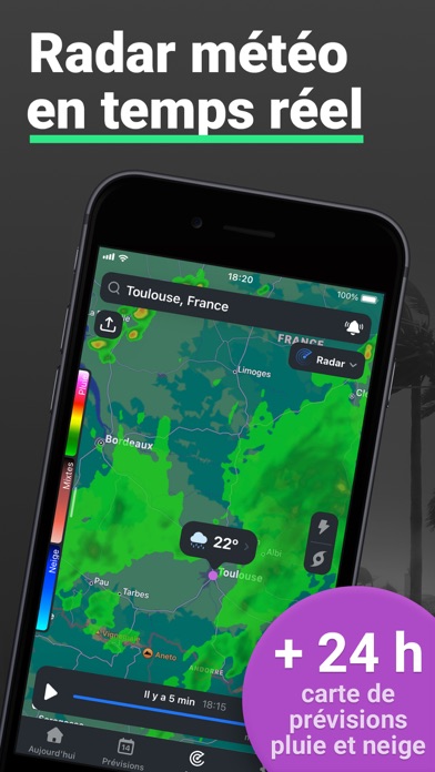 Screenshot #1 pour Clime: Radar Météo Live