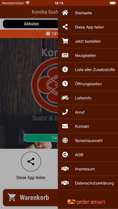 Konoha Sushi&Nudelsuppe Screenshot