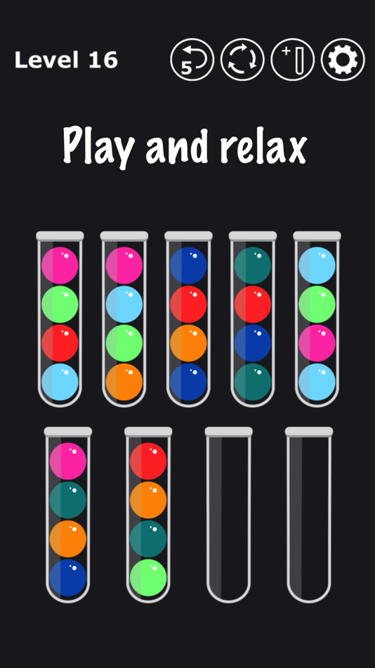 #1. Color Sort Genius (iOS) 由: Thomas Dominlcus Baars
