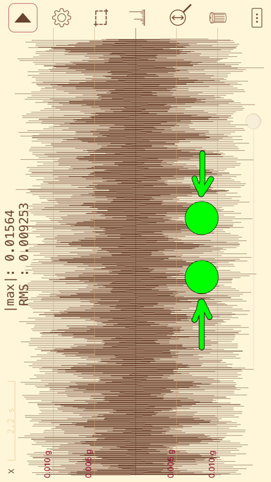 Vibration analysis Screenshot
