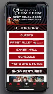 rose city comic con 2023 iphone screenshot 2