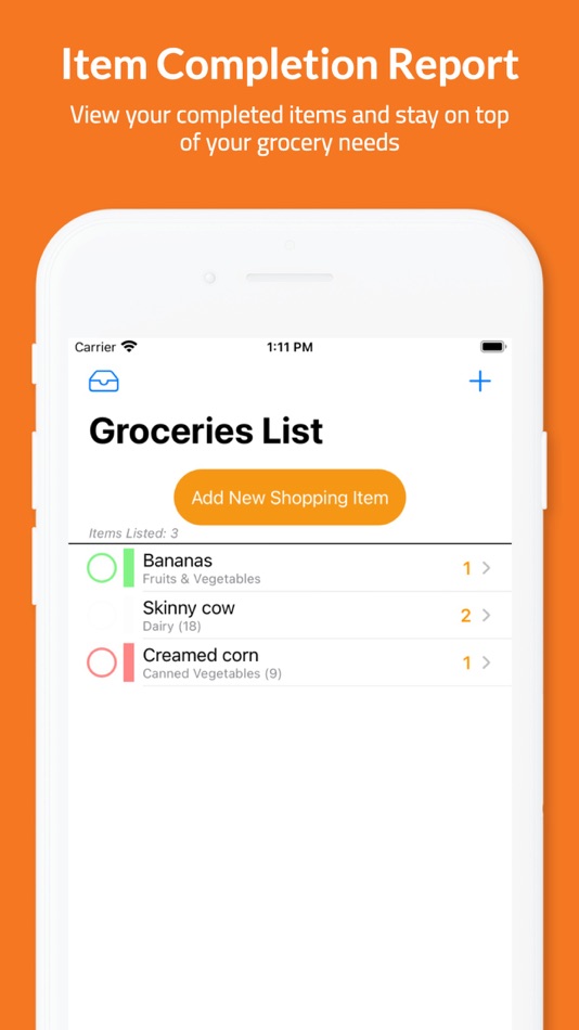 #4. Grocery List - Shopping Lists (iOS) 由: Issame Ezzahiri