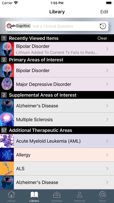 Psychiatric Disorders Screenshot