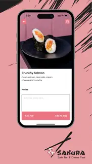 sakura sushi & chinese food iphone screenshot 1
