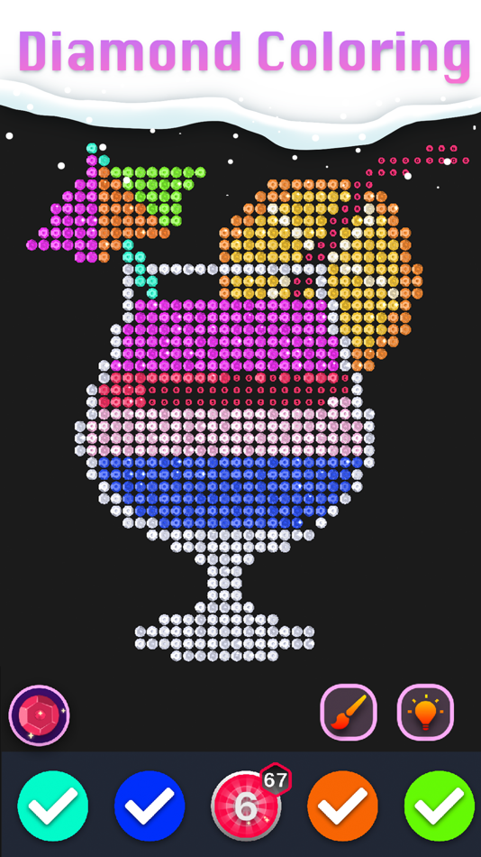 #2. Diamond Painting Art by Number (iOS) By: 丽丹 王