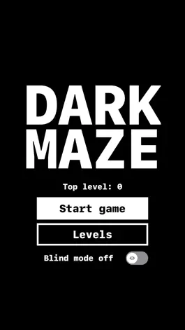 Game screenshot Dark Maze: Blind Escape apk