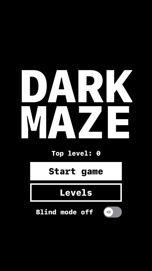 #2. Dark Maze: Blind Escape (iOS) 由: Viacheslav Gorev