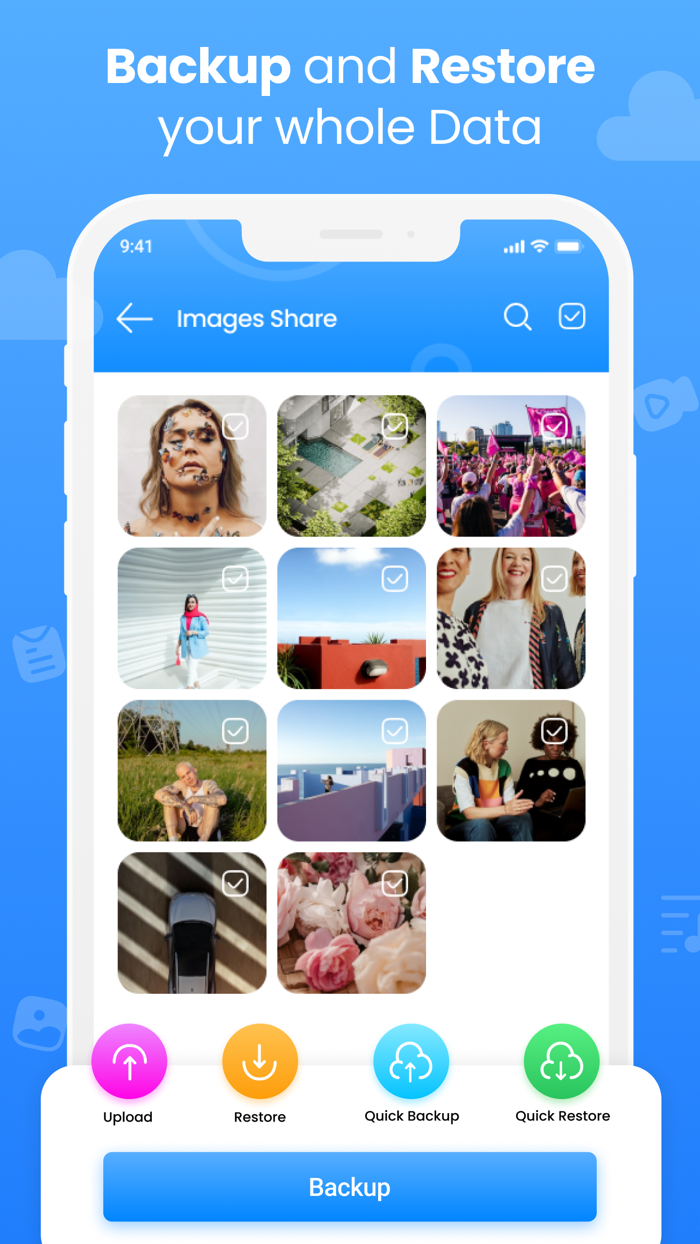 Cloud storage Cloud backup