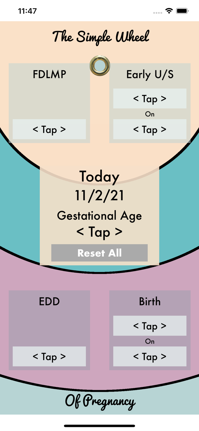 Simple Pregnancy Wheel