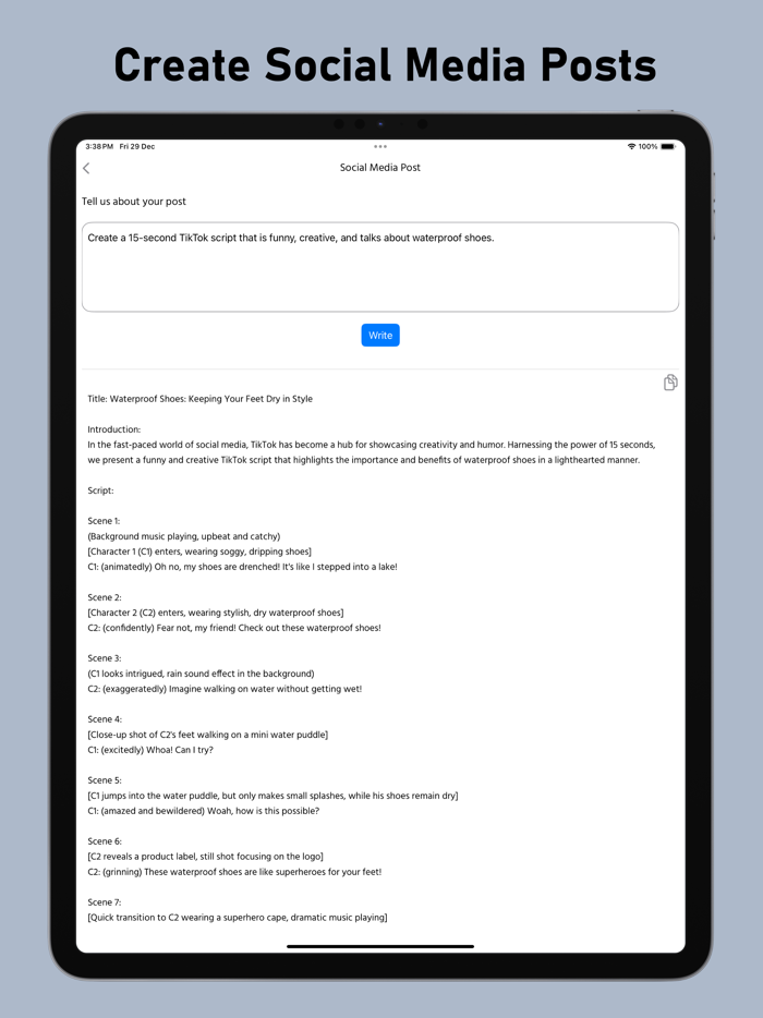 AI Paragraph Writer, AI Letter