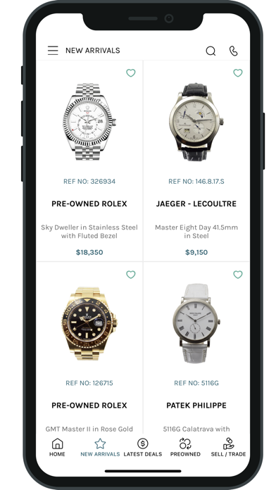 Essential Watches Luxury Brand Screenshot