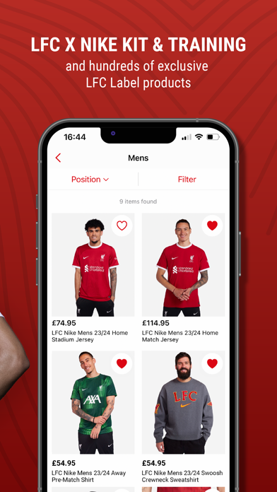 Official Liverpool FC Store Screenshot