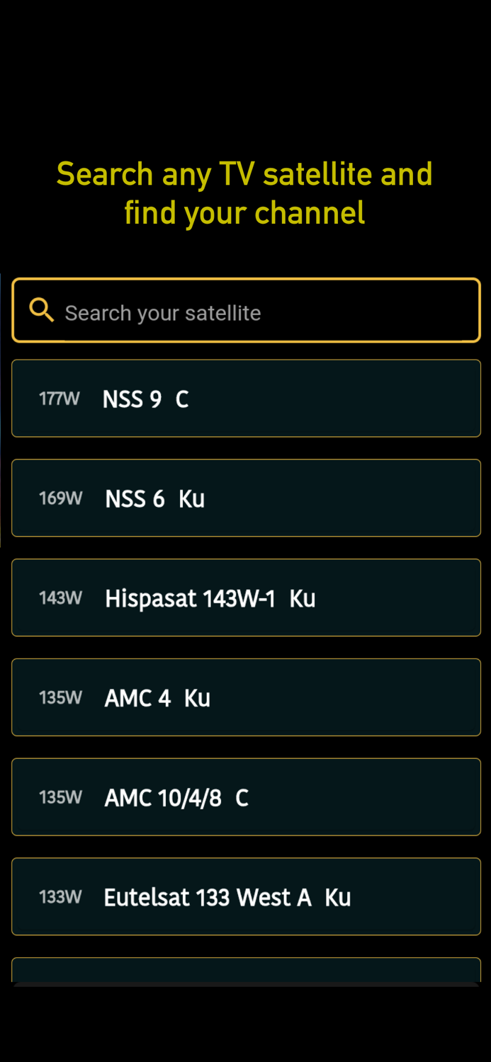 Movies and TV Channels Listing