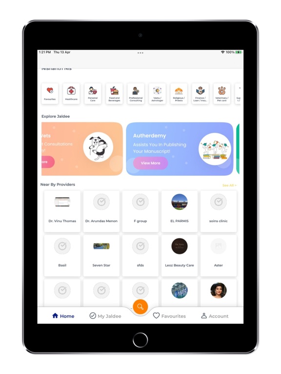 Jaldee.com iPad screenshot 4 - Business app