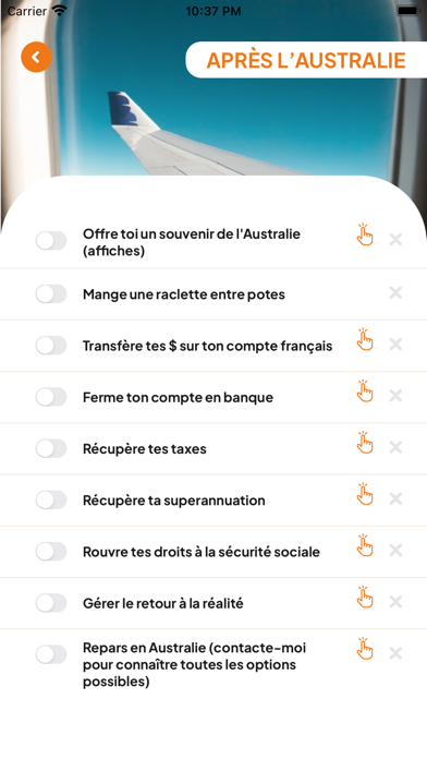 Départ Australie Screenshot