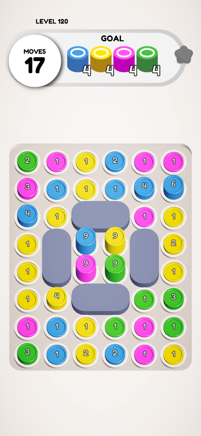 Stack em Up Connect Puzzle