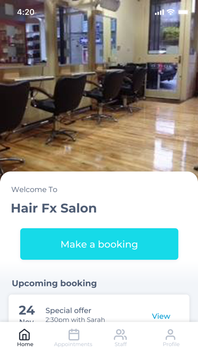 Hair Fx Salon Screenshot