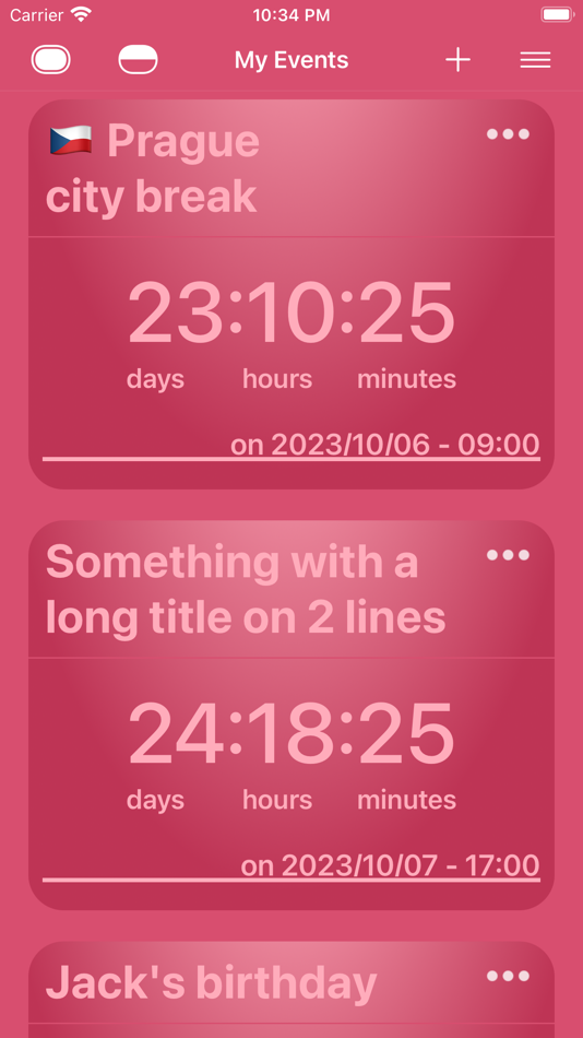 #9. My Events - Countdown (iOS) 由: Matei Ciurezu
