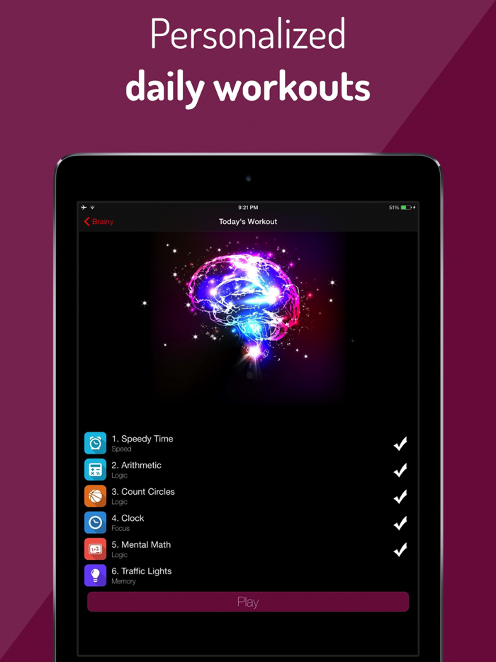 Brain Challenge - Train memory