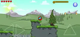 Game screenshot Бегущий красный шарик, колобок apk