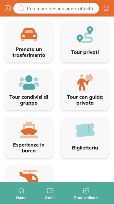 BookNow Italy Concierge Access Screenshot